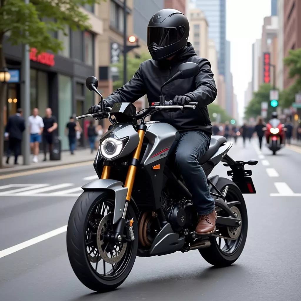 Wave Alpha 2018 trên phố