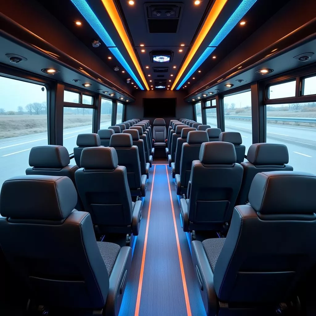 Xe 25 chỗ hiện đại sang trọng