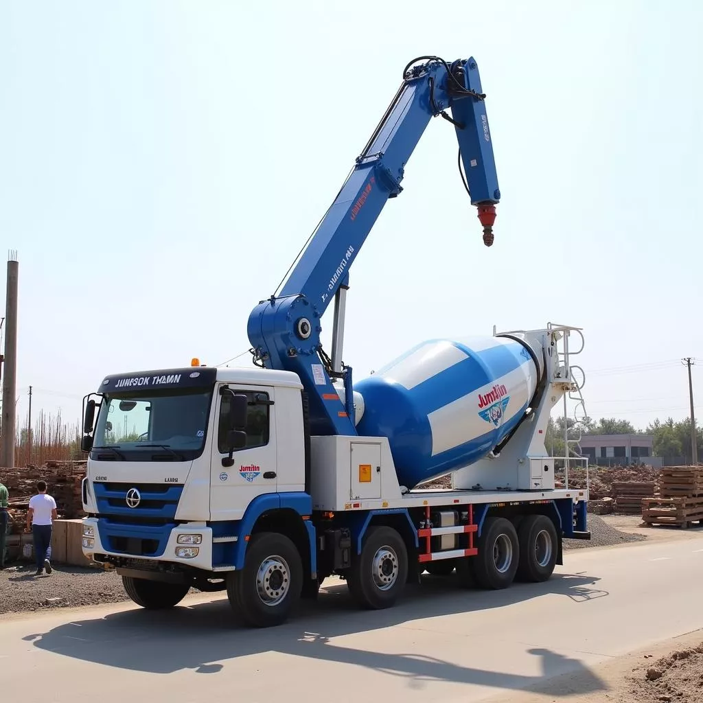 Xe bơm bê tông Junjin: Khám phá "chiến binh thép" khuấy đảo thị trường xây dựng