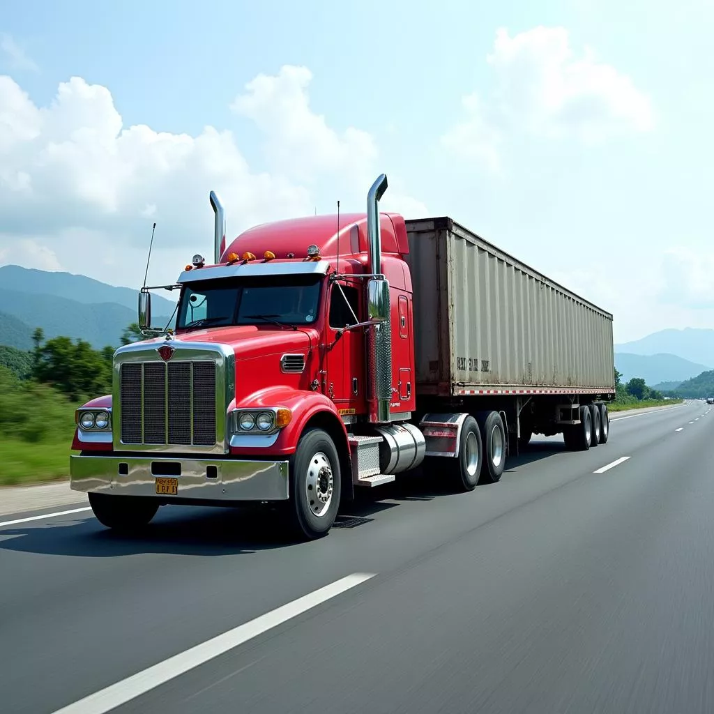 8輪トレーラー：効率的かつパワフルな貨物輸送の鍵