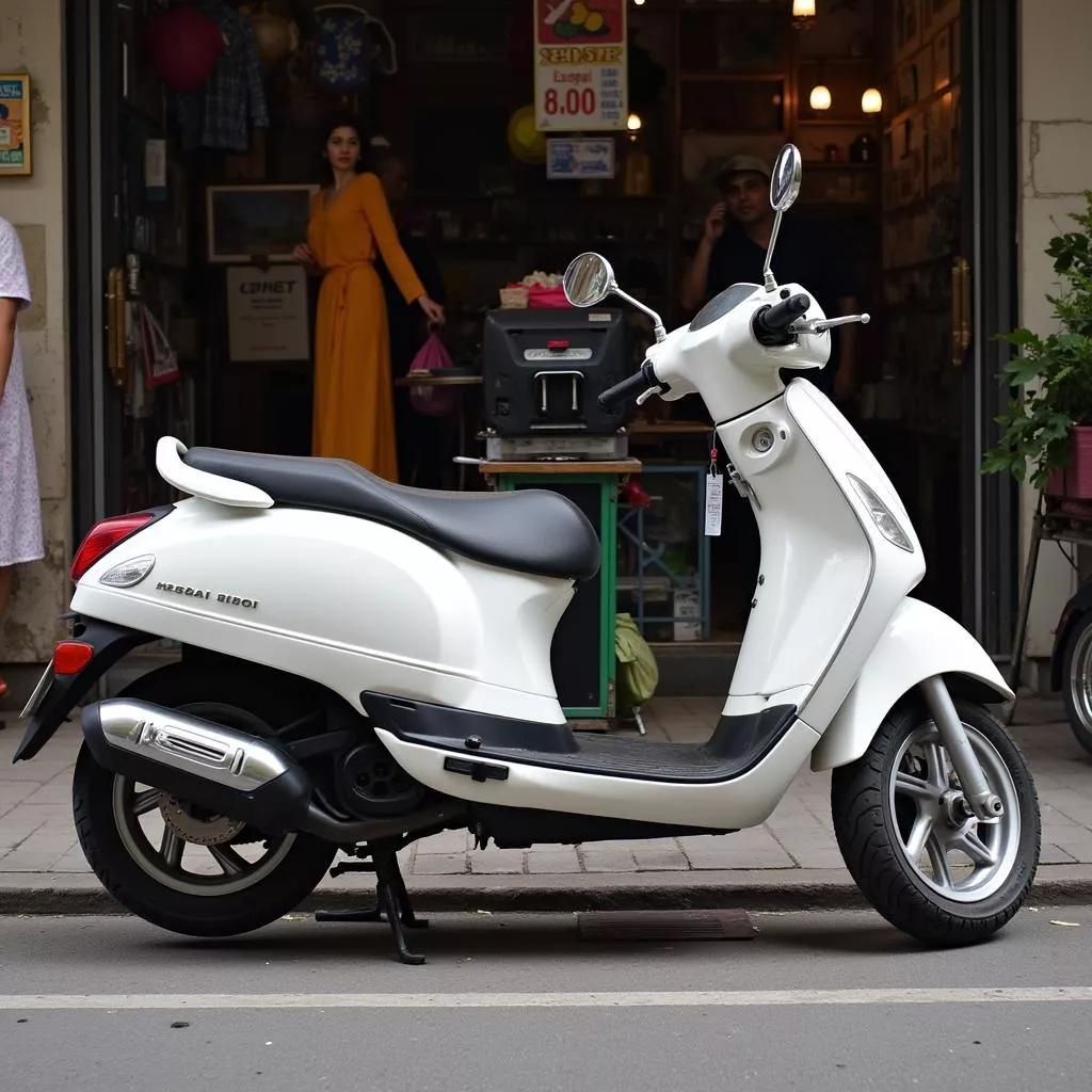 White Honda SH 2012 in Hanoi