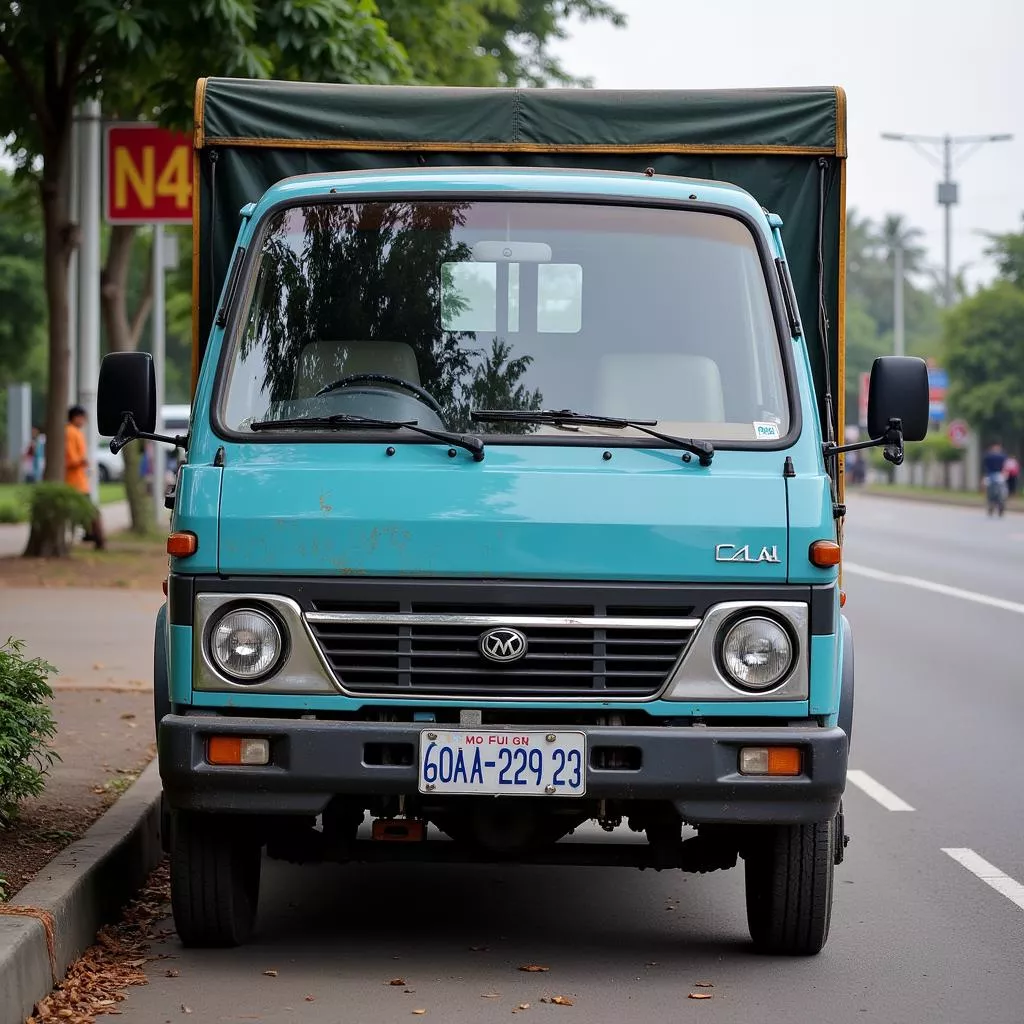 ナンバープレート「60A-629.23」のトラック：車種と意味を探る