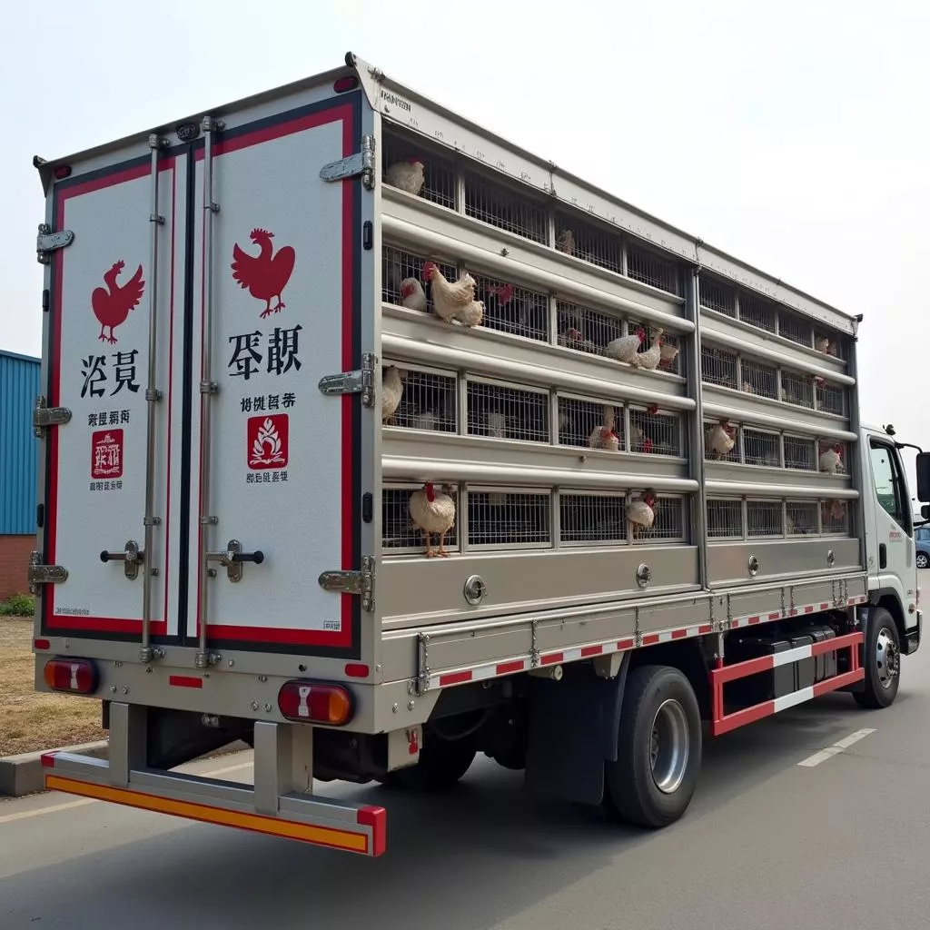 专业活禽运输车：高效的家禽运输方案