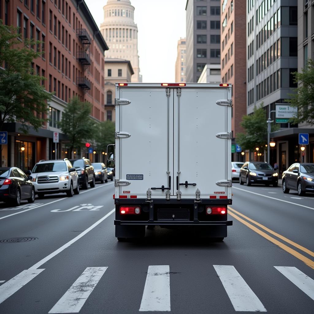 Light truck for city deliveries