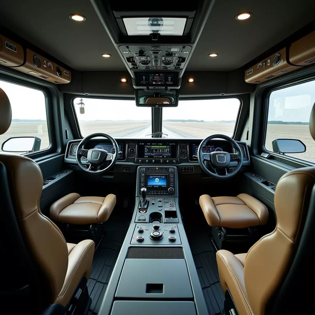 Xe Tăng T 14 Armata: Nội thất hiện đại