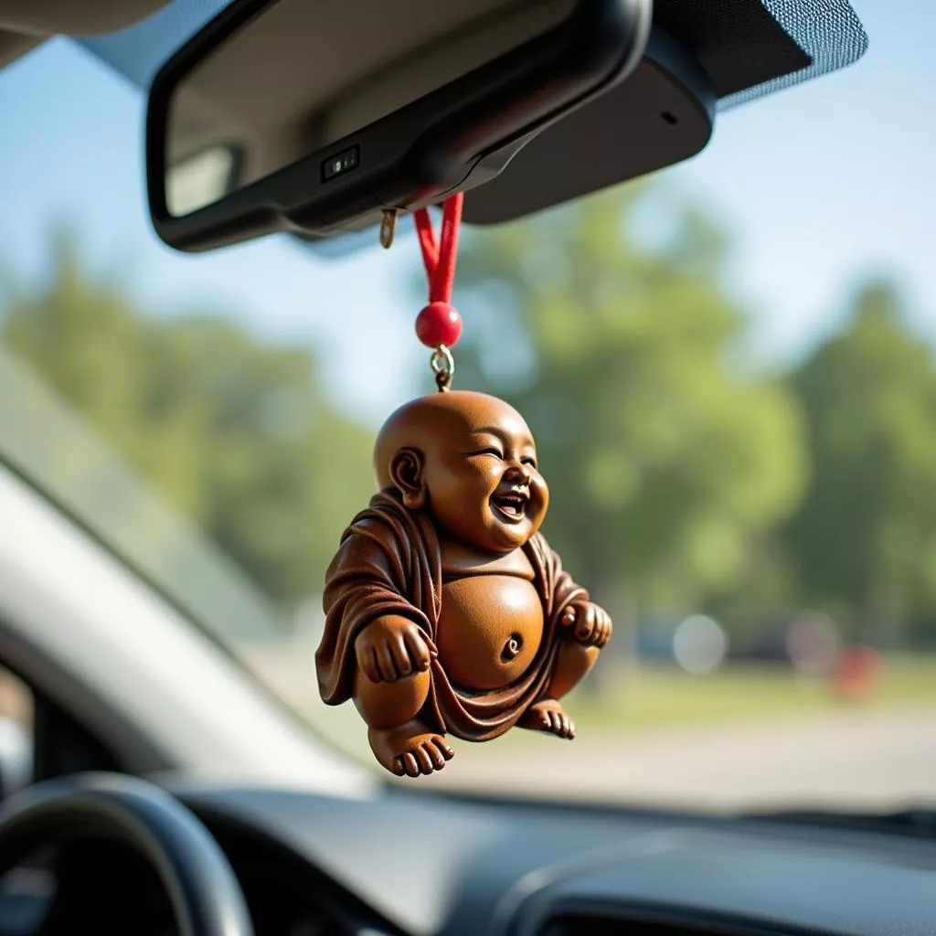 나무 향 차량용 행운 부적