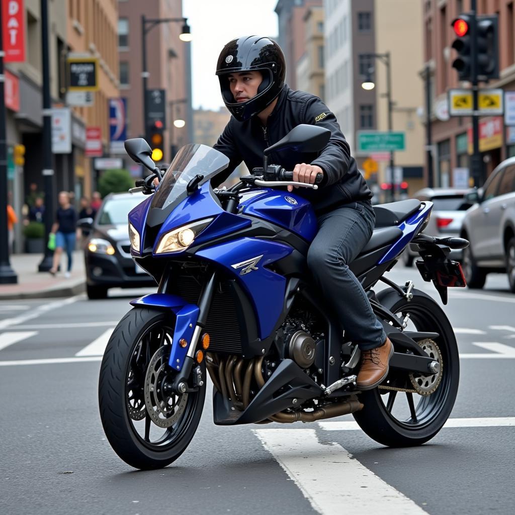 Yamaha R3 Trên Đường Phố