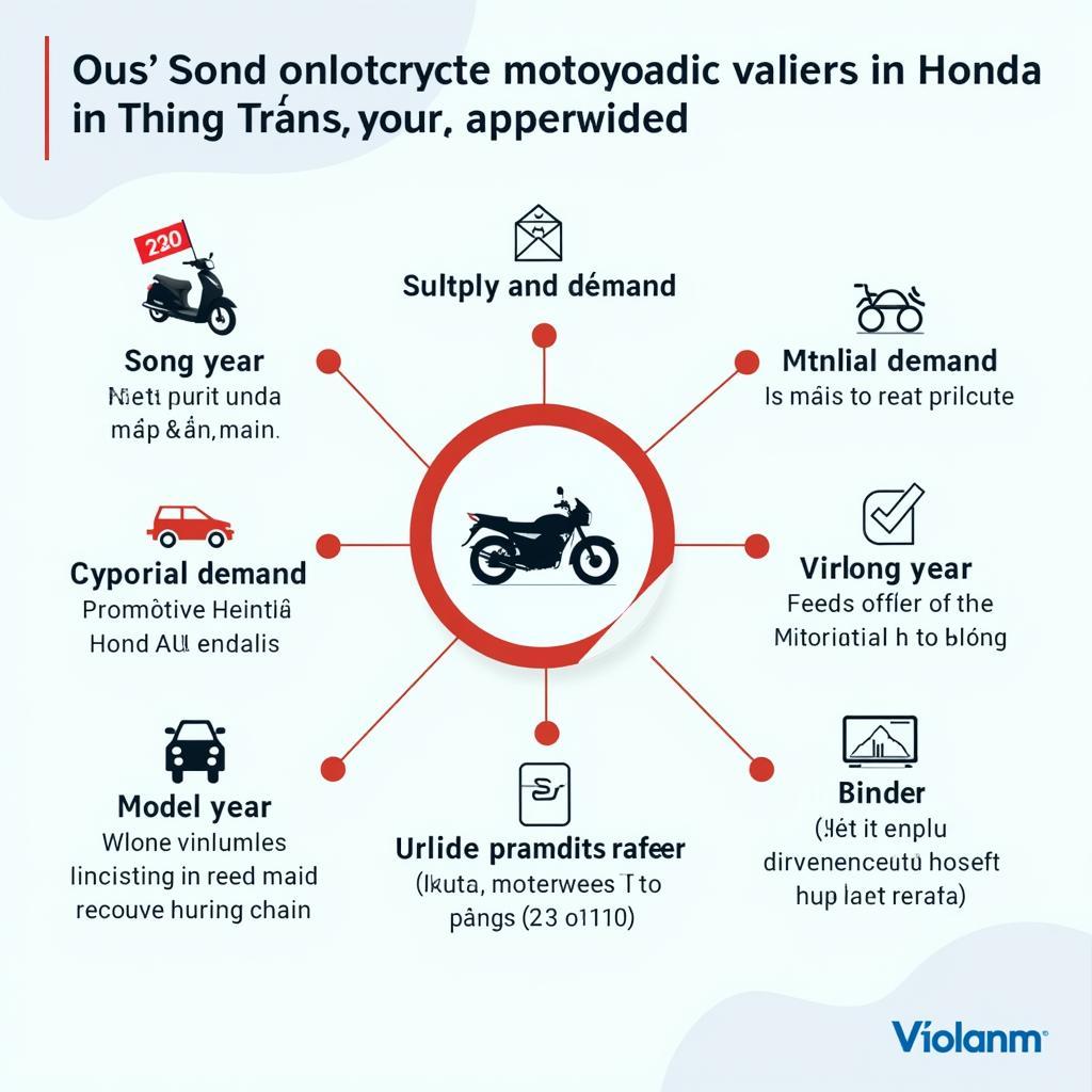 Các yếu tố ảnh hưởng đến giá xe máy Honda Sông Trà