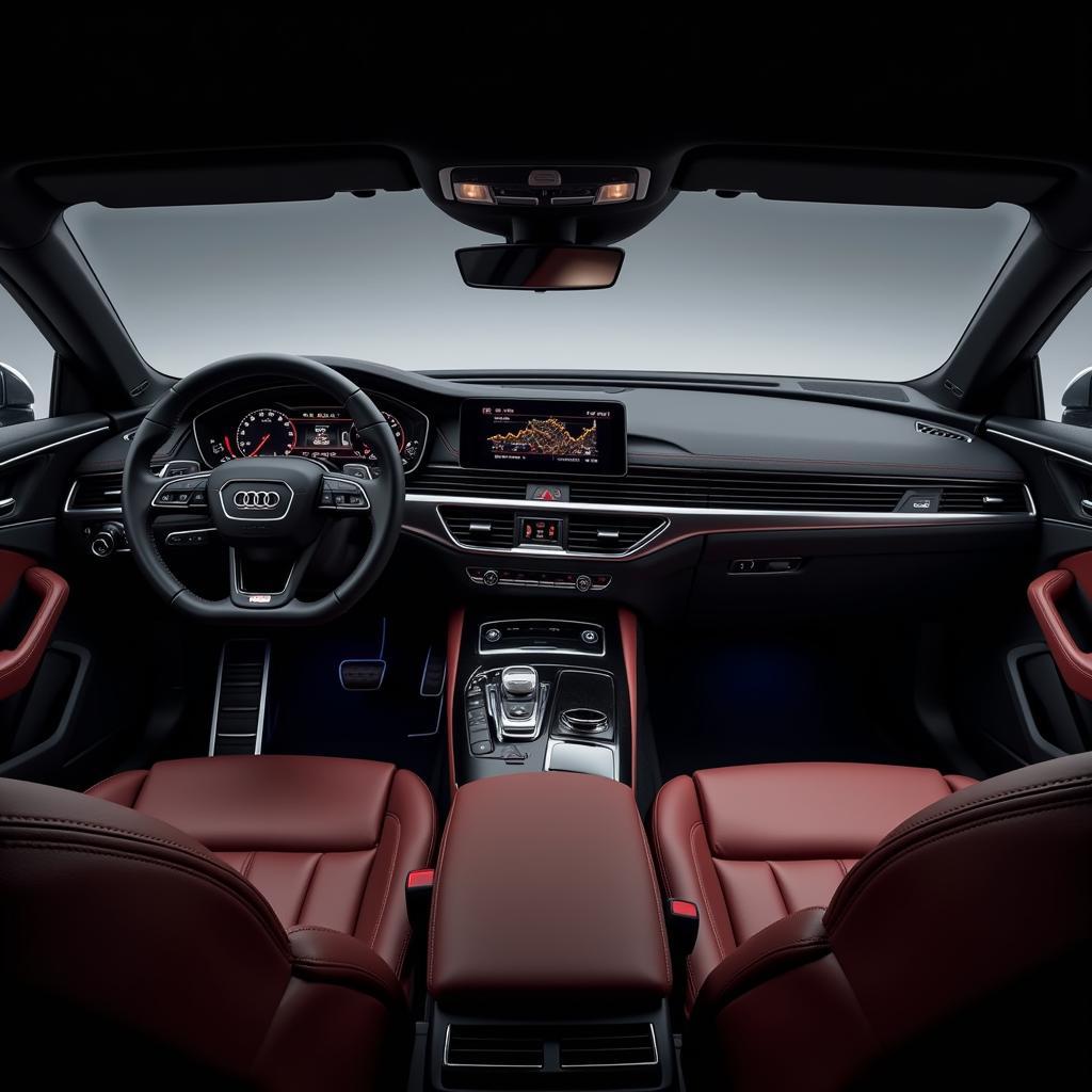 Audi A7 2019's comfortable and modern interior