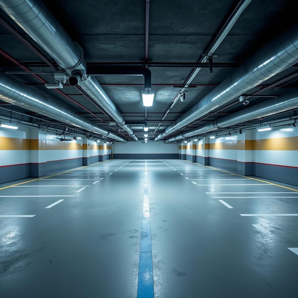 Modern and secure parking garage