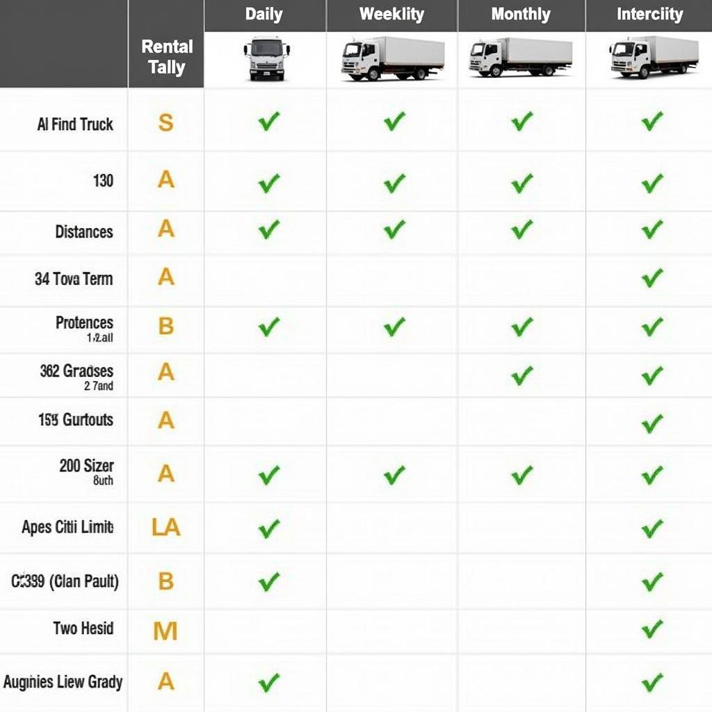 3.5 ton truck rental price list