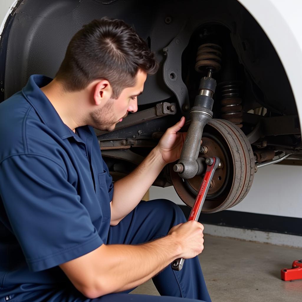 Bảo dưỡng hệ thống giảm xóc ô tô