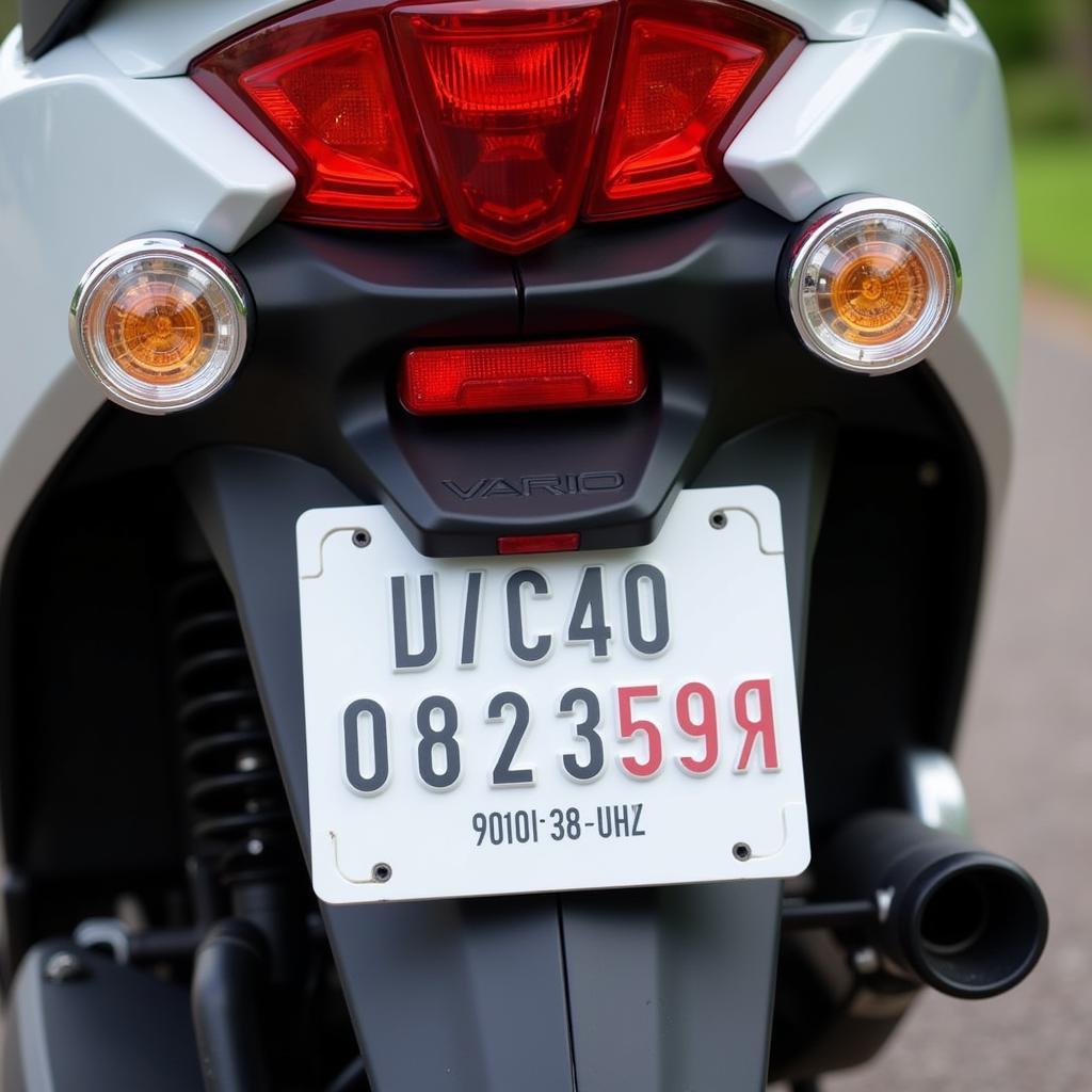 Biển số xe Vario 2019 và các thông tin liên quan