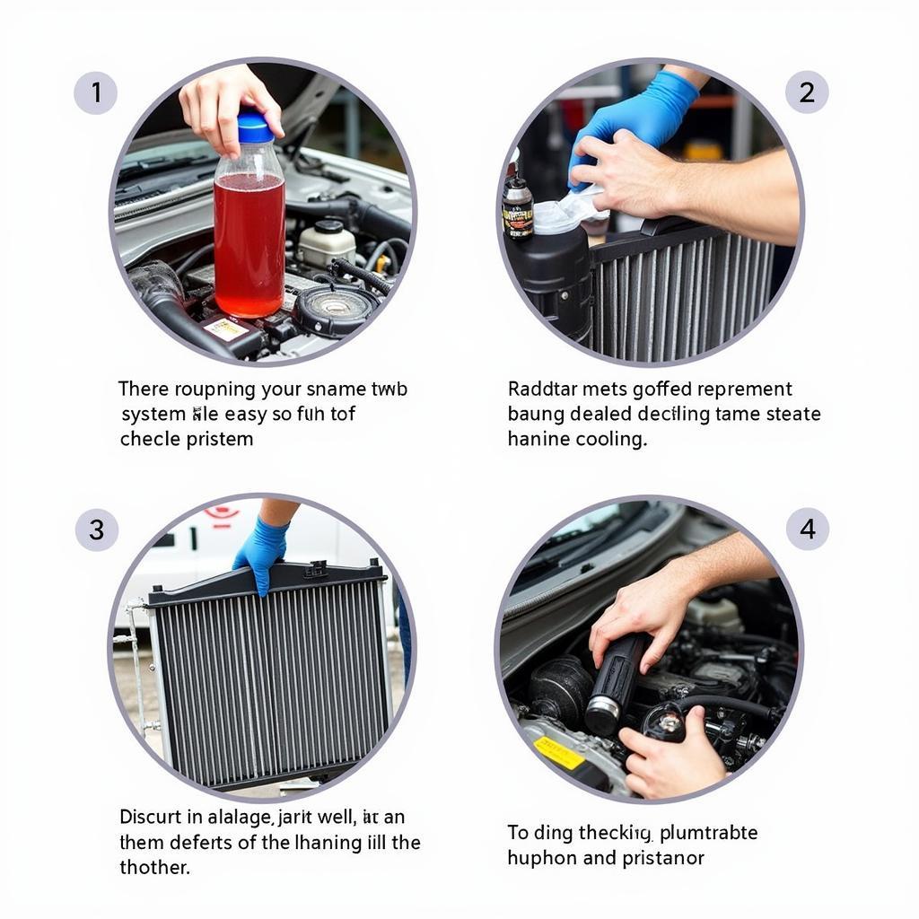 Bảo dưỡng bộ sinh hàn ô tô