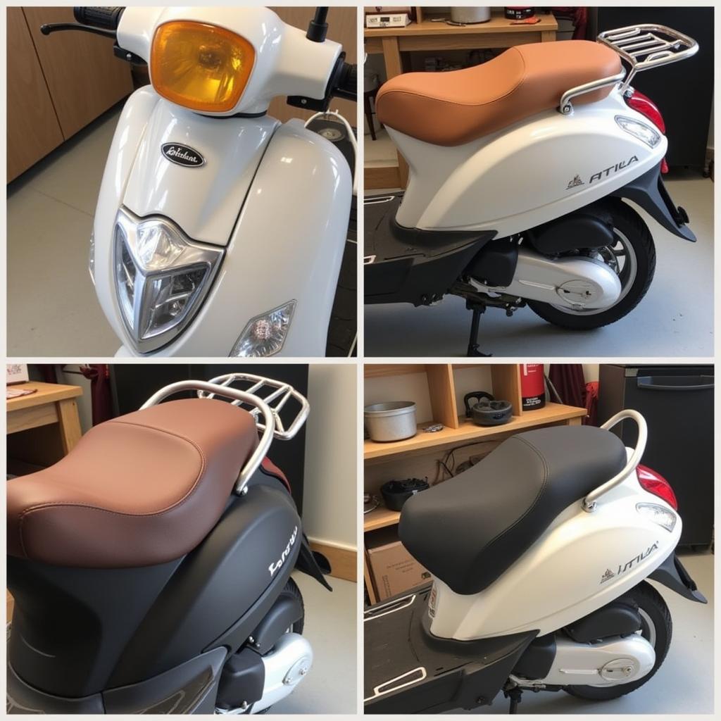 A finished Attila Elizabeth seat cover