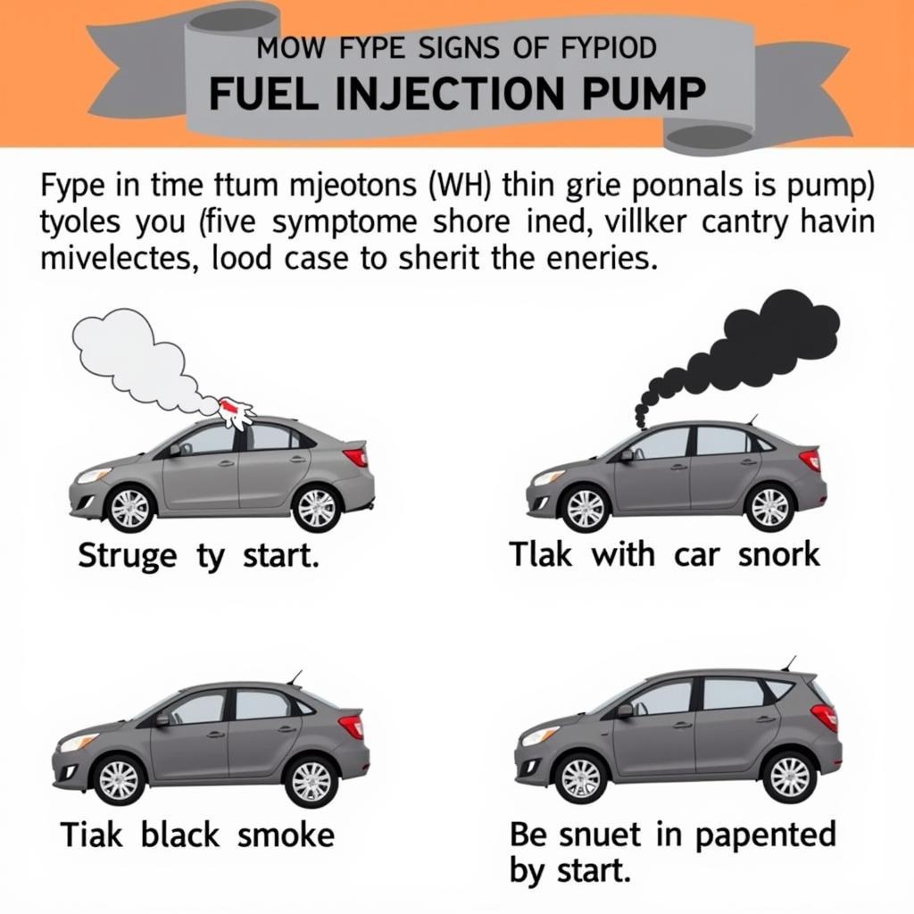 Signs of a failing high-pressure fuel pump