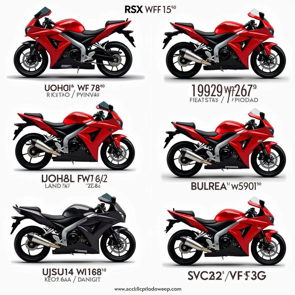 Các đời xe Honda RSX