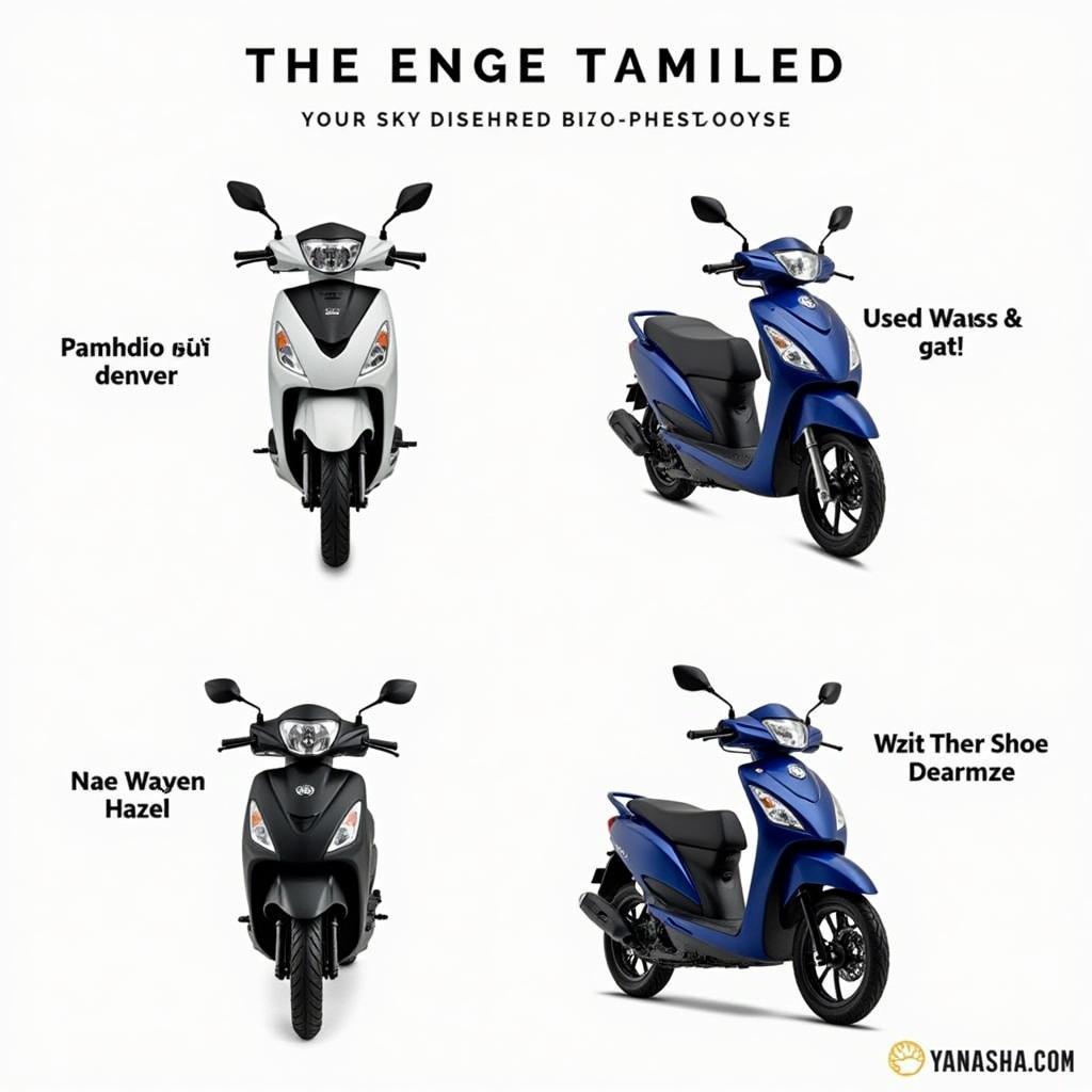 Các dòng xe tay ga Yamaha phổ biến