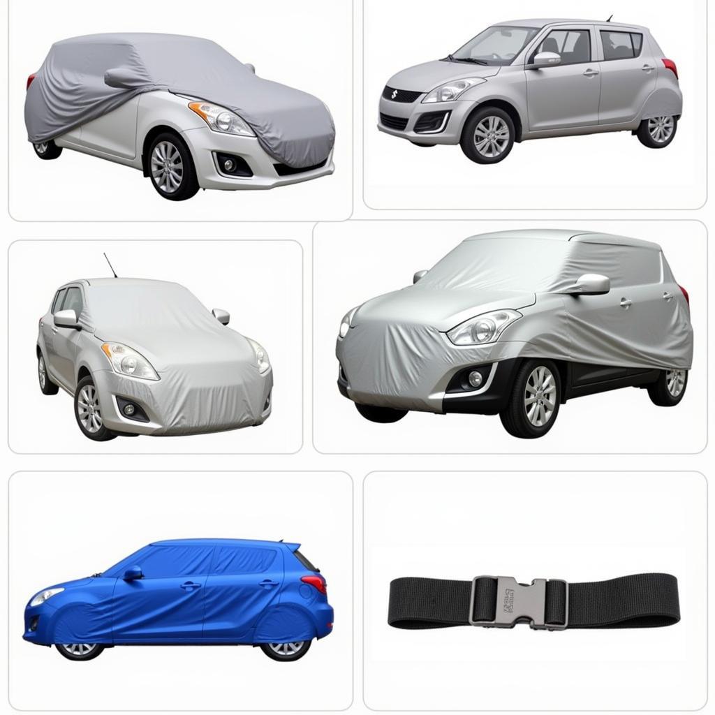 Various types of Suzuki Swift car covers