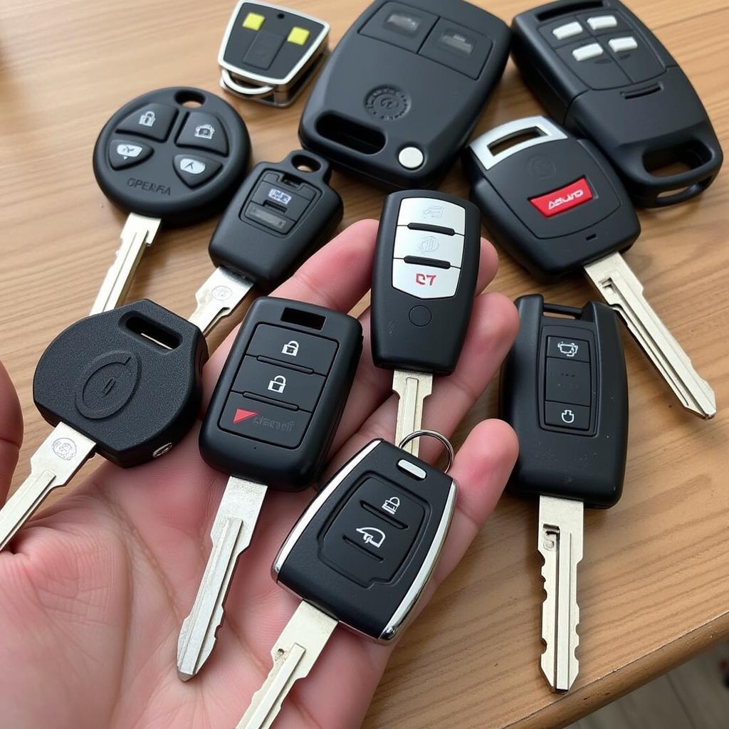 Các loại chìa khóa xe ô tô