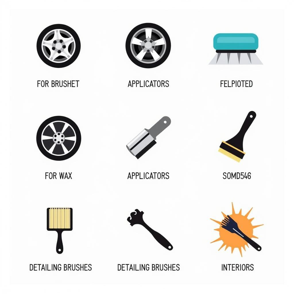 Các loại dụng cụ vệ sinh ô tô chuyên dụng