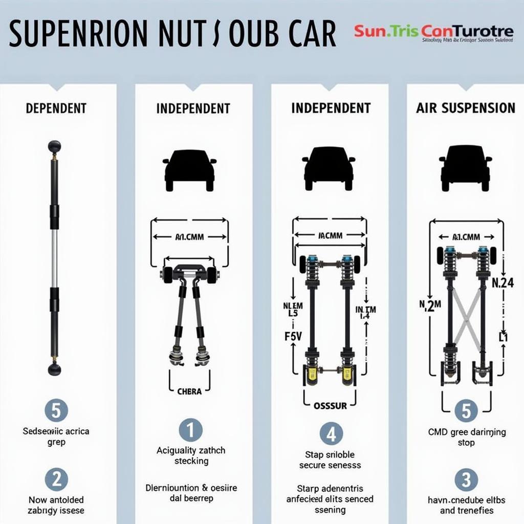 Tipos comuns de suspensão automóvel