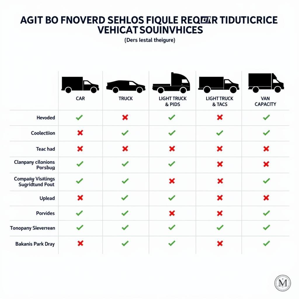 Types of vehicle liquidation invoices