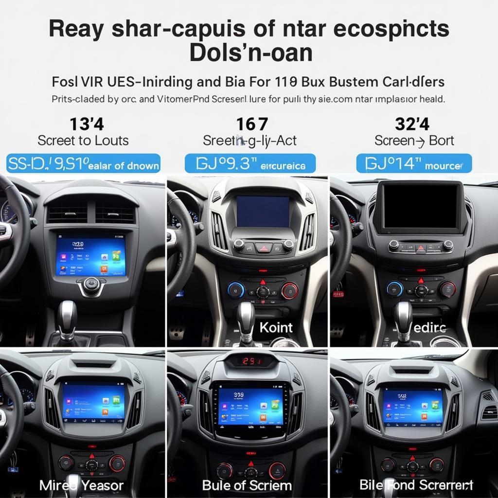 Các loại màn hình xe Ecosport