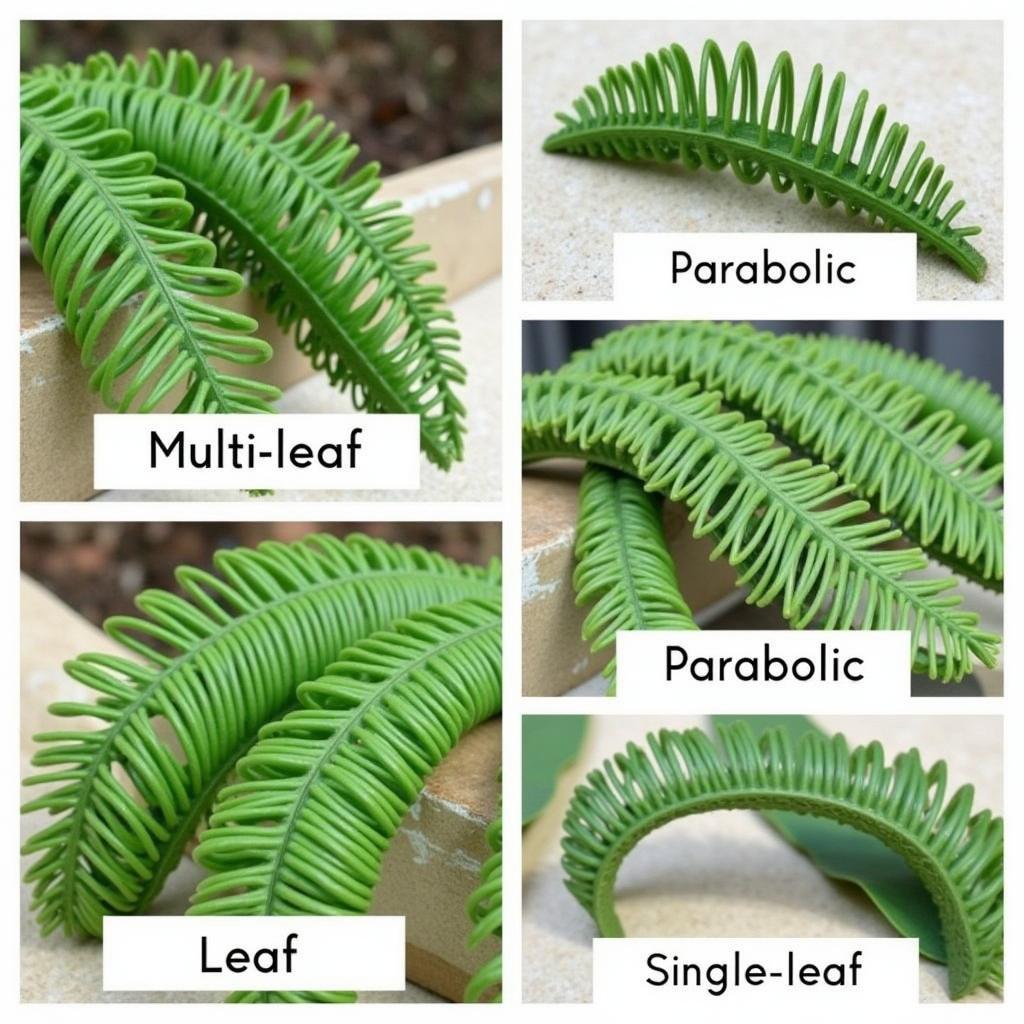 Tipos de molas de lâmina