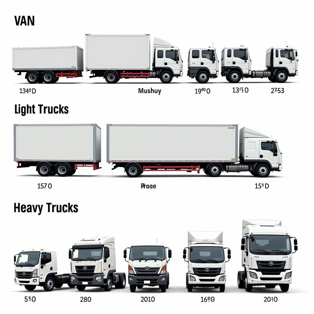 Các loại xe tải Hà Nội