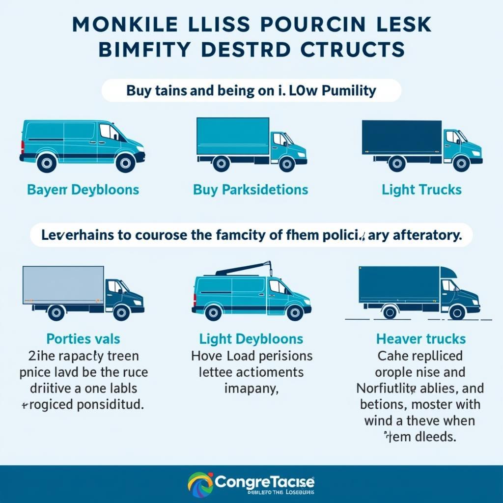 Các loại xe tải vận động chính sách