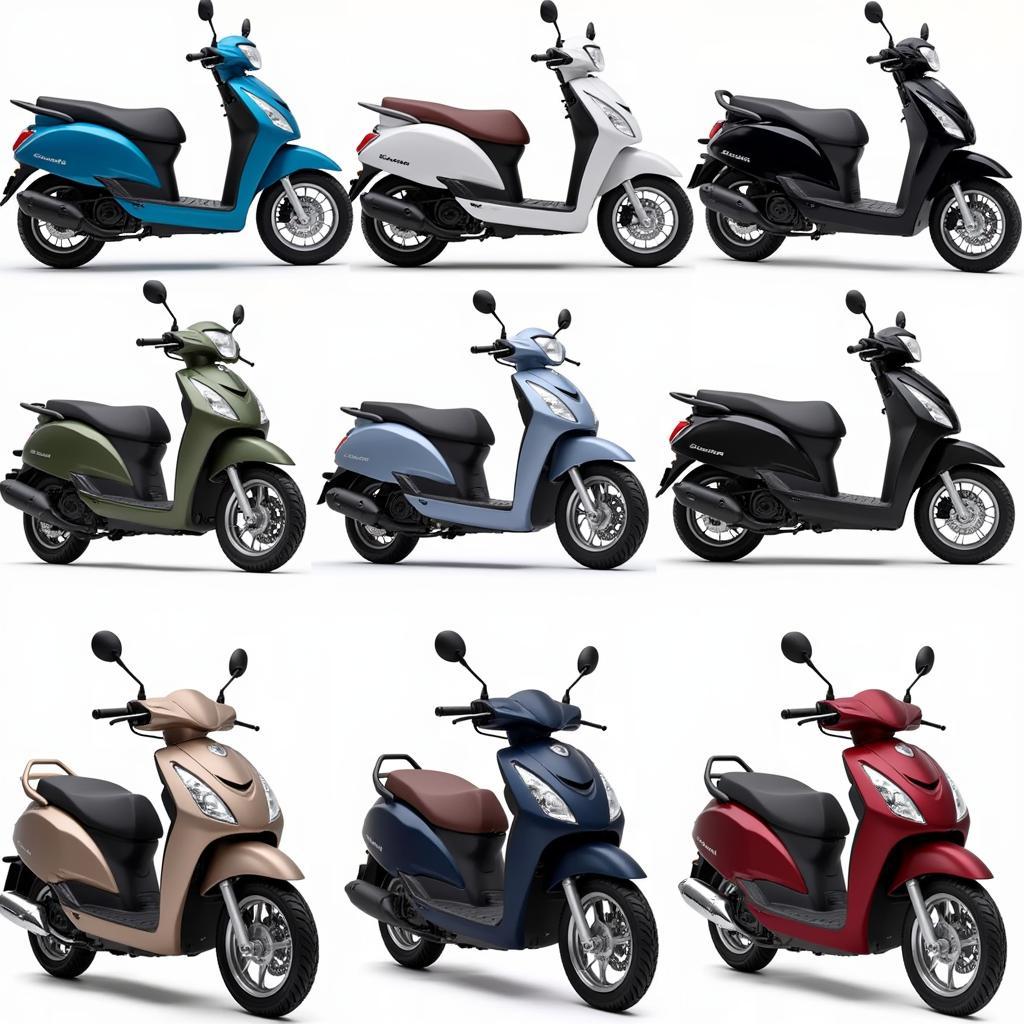 Các phiên bản màu sắc xe AB 2020