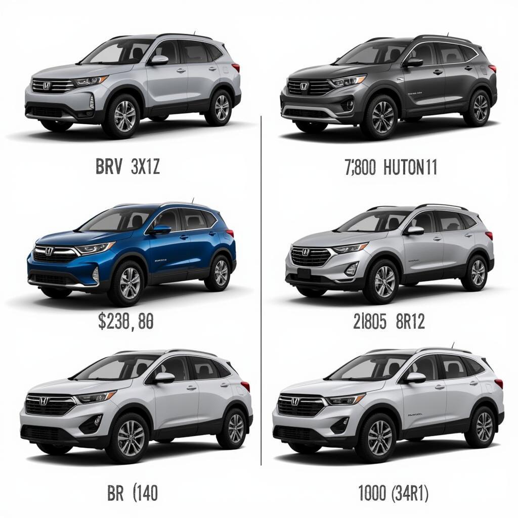 Các phiên bản xe BRV