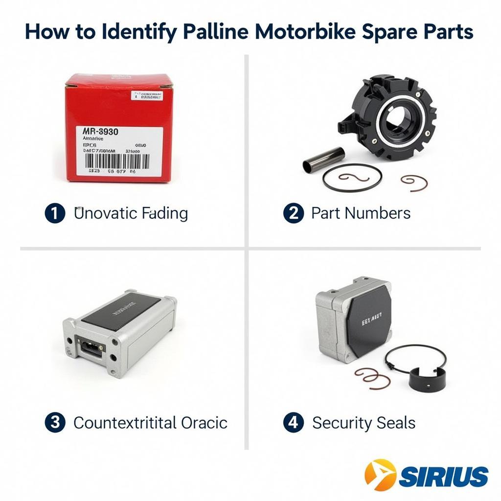 Cách nhận biết phụ tùng xe Sirius chính hãng