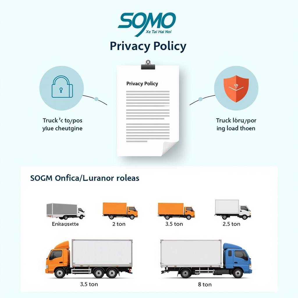 Cam kết Xe Tải Hà Nội về chính sách bảo mật SOMO cho xe tải thùng, xe tải nhẹ, xe tải van, 1 tấn, 2 tấn, 3.5 tấn, 8 tấn.