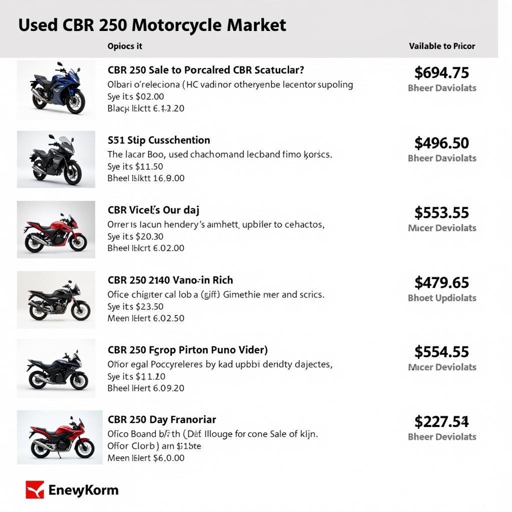Used Honda CBR250 Price Guide: Everything You Need to Know