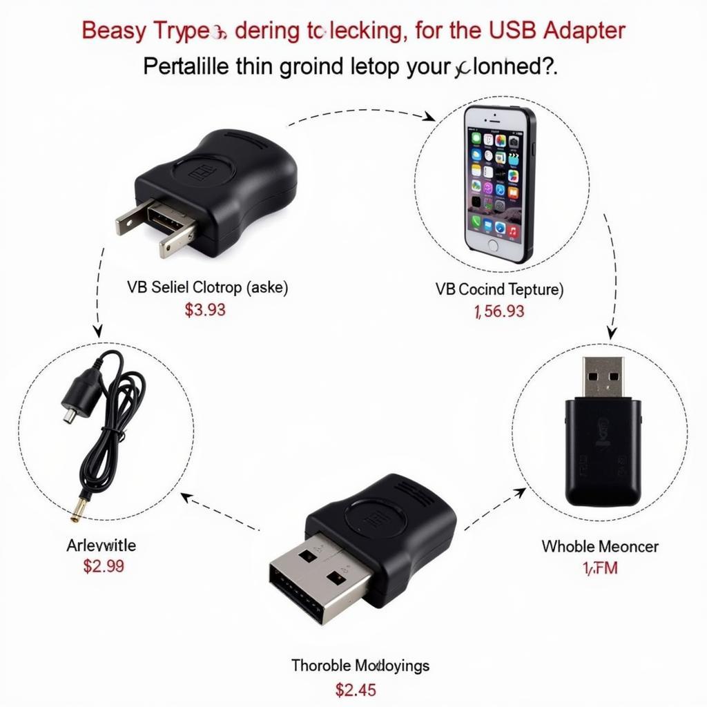 Adaptadores para instalação de porta USB no rádio do carro