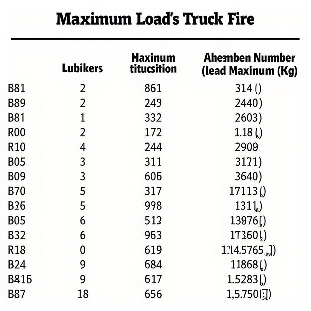 卡车轮胎参数详解