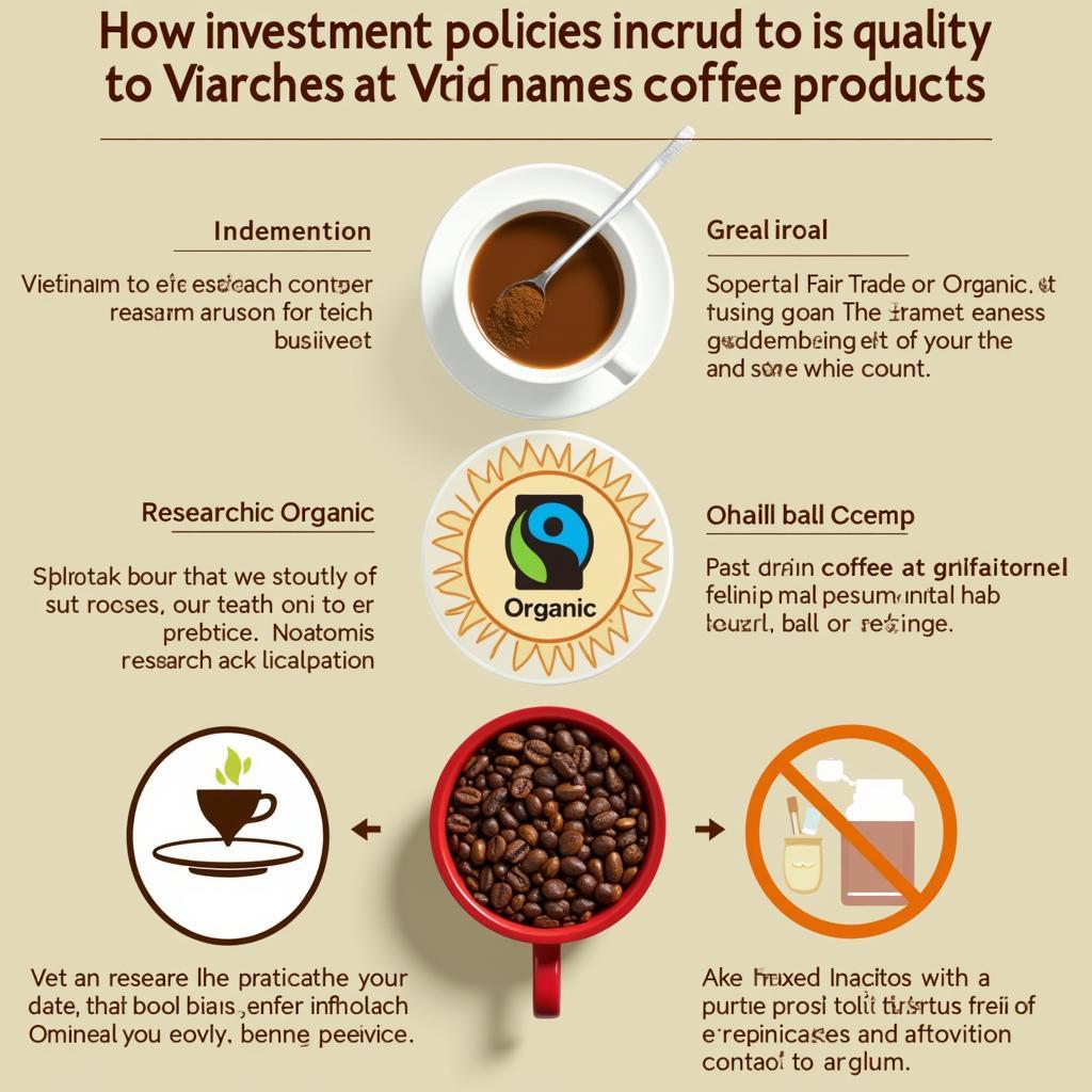 High-quality Vietnamese coffee beans