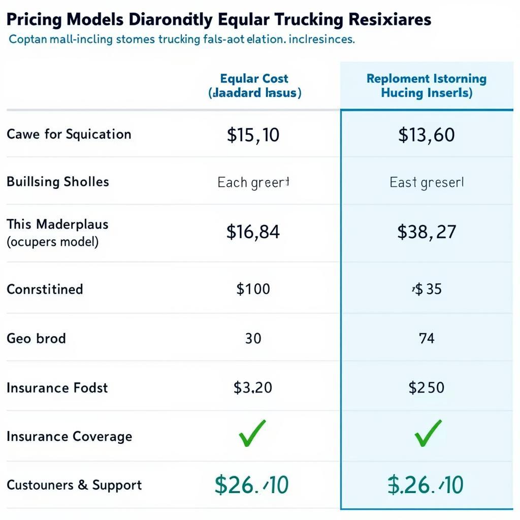 Chính sách giá cả và dịch vụ vận tải