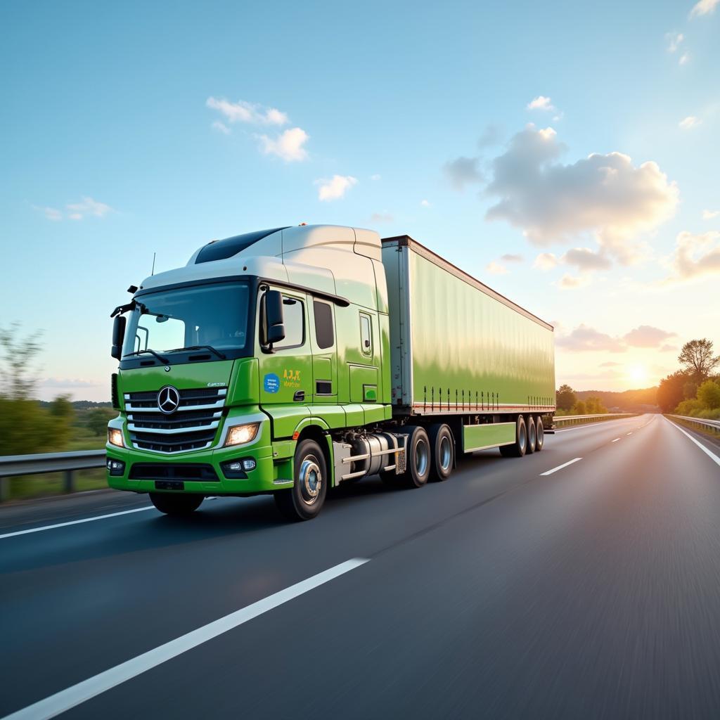 Phát triển bền vững trong ngành xe tải