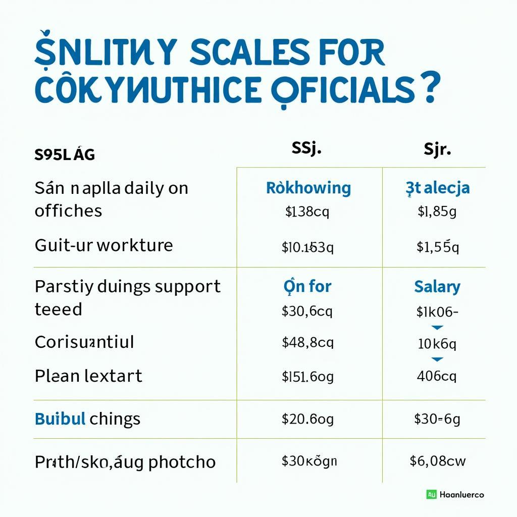 Chính Sách Tiền Lương Cho Công Chức Xã