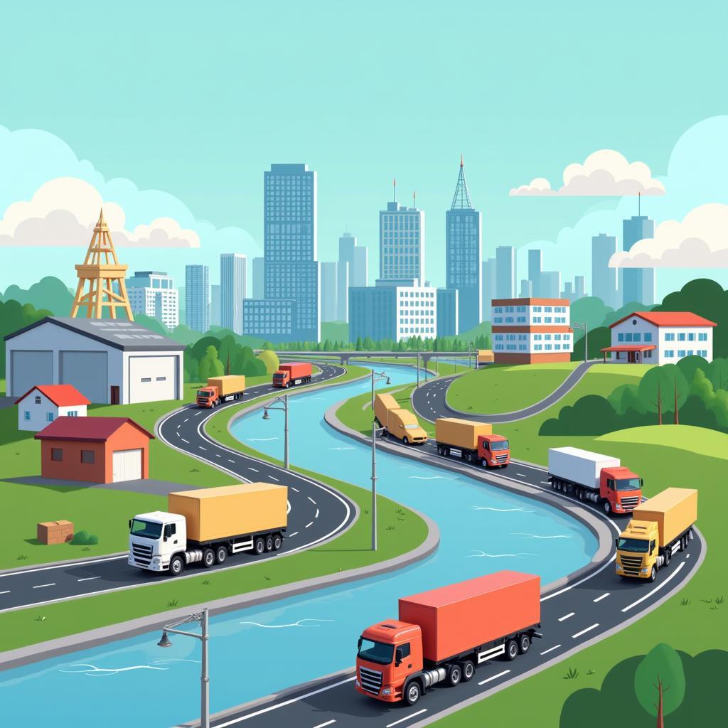 Monetary policy and the development of the transportation industry