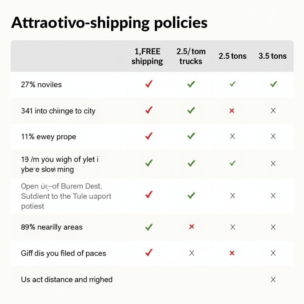 Chính sách vận chuyển hấp dẫn cho xe tải 1 tấn, 2 tấn, 3.5 tấn và 8 tấn