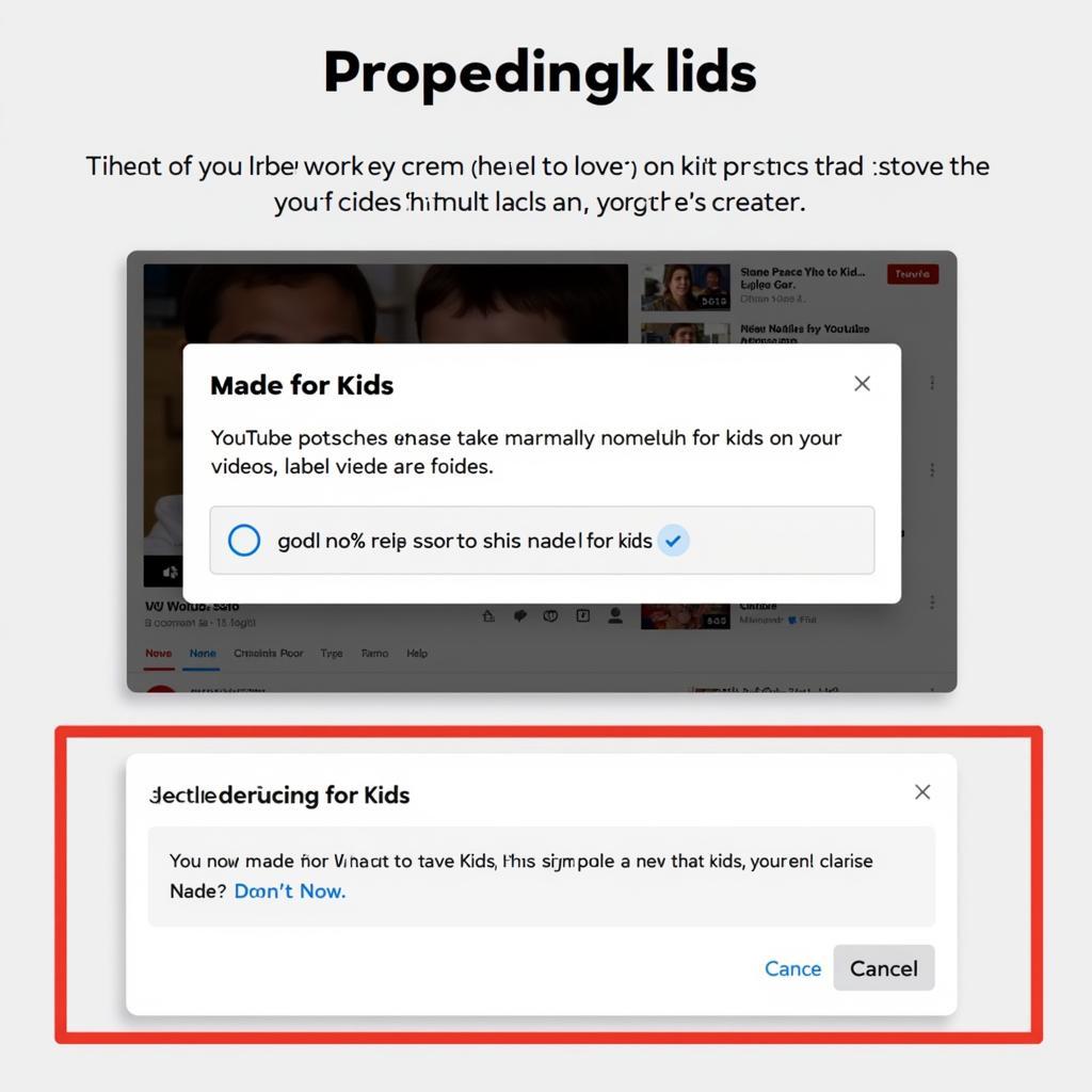 Chính sách YouTube trẻ em: Đánh dấu video "Made for Kids"