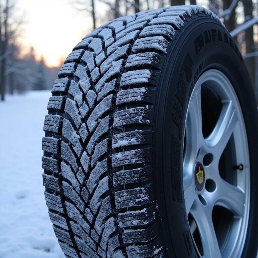 Winter car tire
