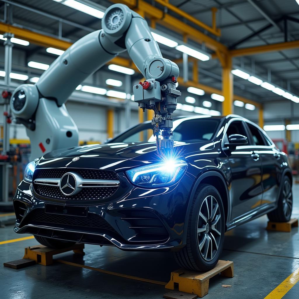 Công nghệ tự động hóa trong lắp ráp ô tô
