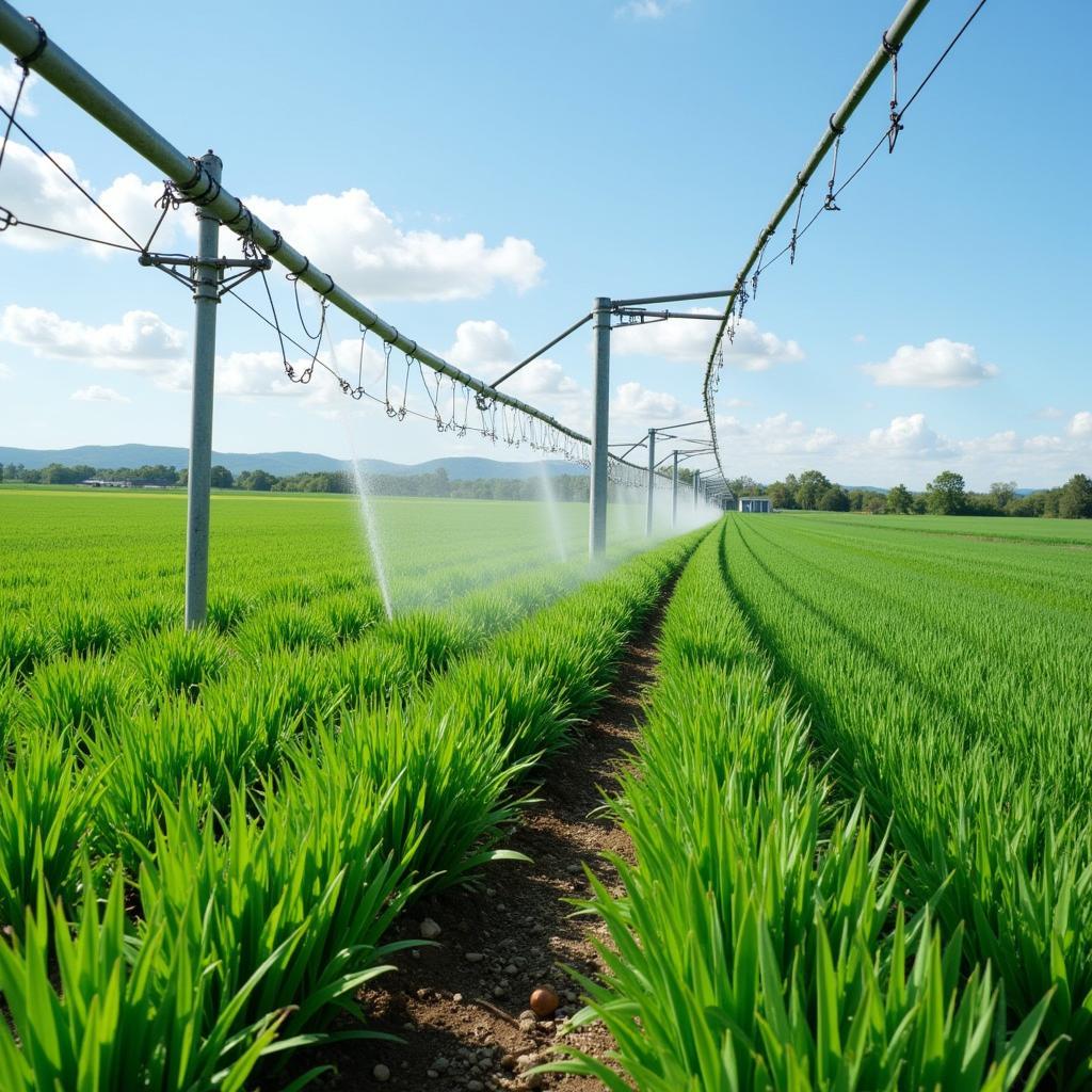 Ứng dụng công nghệ tưới tiên tiến giúp tiết kiệm nước và nâng cao năng suất cây trồng