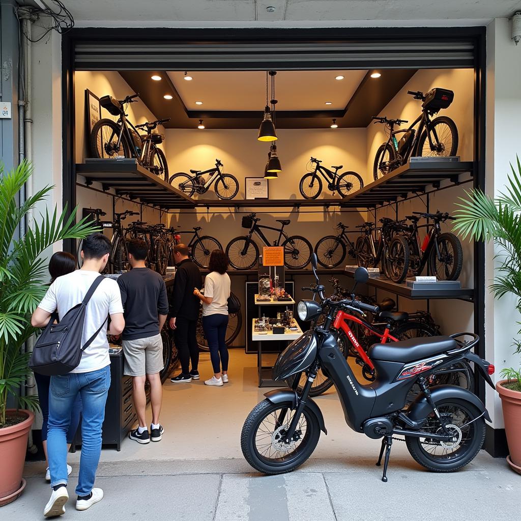 Cửa hàng bán xe đạp điện tại TPHCM