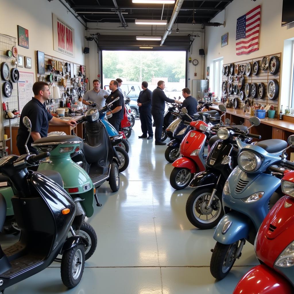 Cửa hàng sửa chữa xe tay ga uy tín